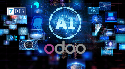 Predictive Analytics in Odoo ERP – AI-Powered Demand Forecasting AI-driven ERP dashboard forecasting future sales and inventory in Odoo