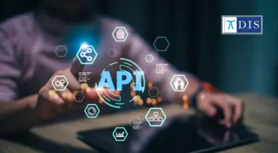 MS Dynamics 365 Strong integrations Image with graphics of API for integrations