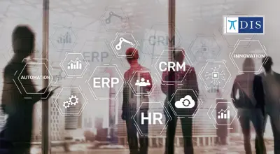 AI-ERP Adoption in Saudi Arabia Image with graphics show the impact of AI-ERP